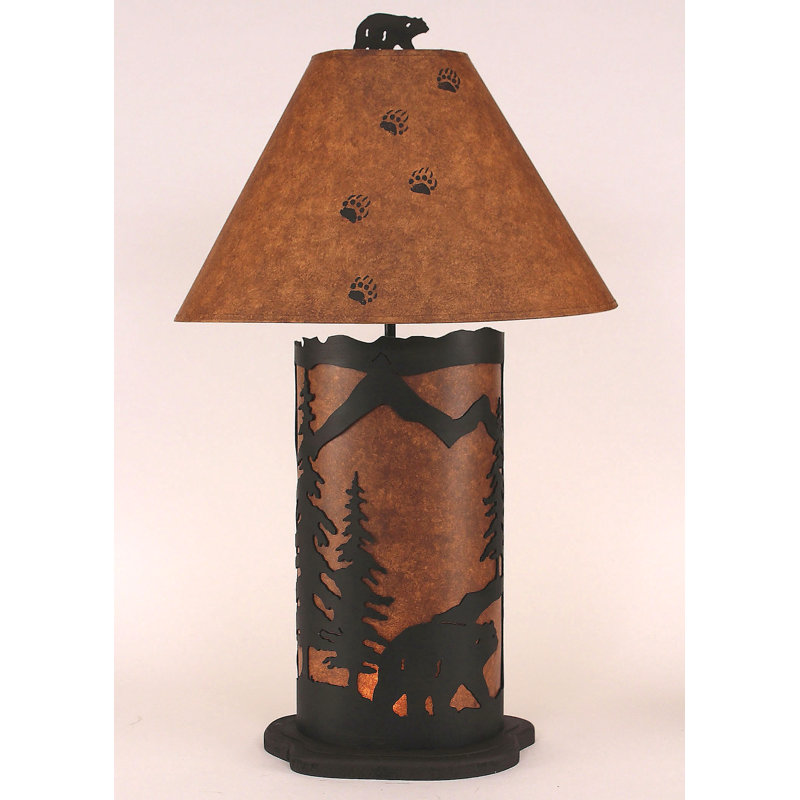 Lampe de table 31,5 po bear scene Glynis