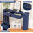 TREXM Entryway Table with Fluted Design, Modern Console Table with Storage, Oval Top and 2 Drawers-169745067