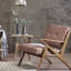 Fauteuil Mid-Century moderne avec base en bois massif, coussins orange, l 30 po x H 32,5 po et l 33,5 po-1168390805