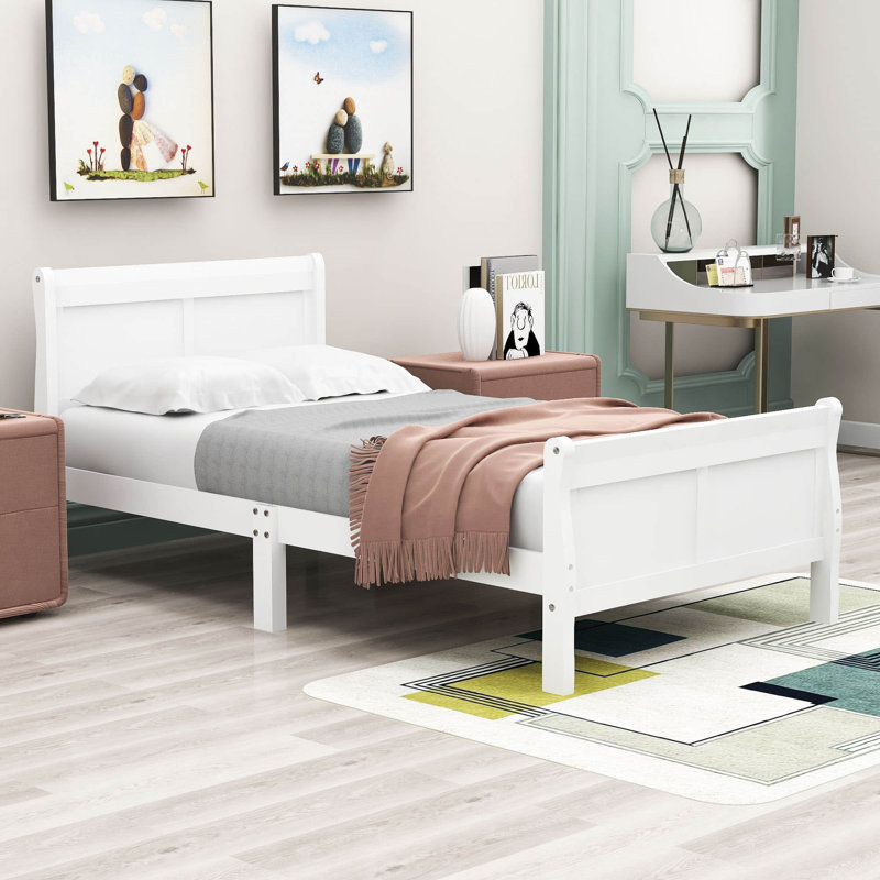 Emmalou Kids Twin Platform, White