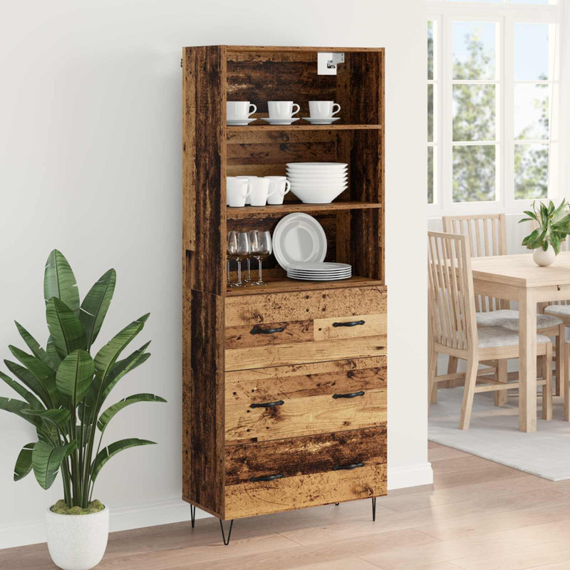 69.5cm Sideboard, Old Wood