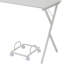 Bureau d'ordinateur à finition blanche Dazenus (sans la chaise de bureau)-28211909