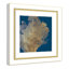 Azizah «Gold Coral I», reproduction encadrée