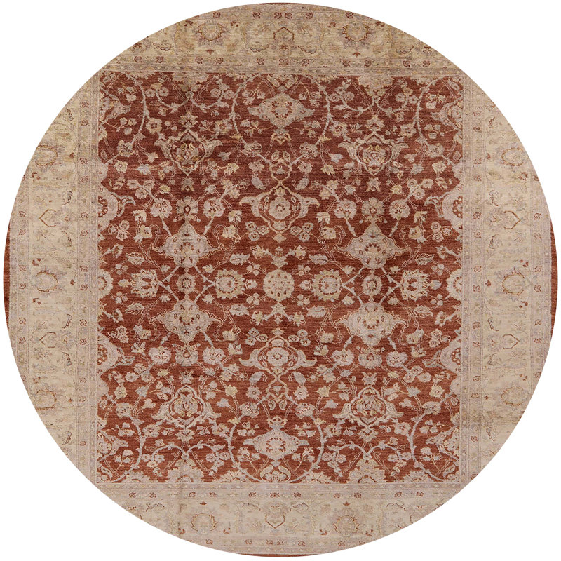 Chrystalla Oriental Indoor Rug, Round 6'