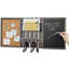 Mail Basket With Chalkboard, Cork Board And Key Hooks