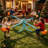 Outdoor Kids Spinning Seesaw Sit and Spin Teeter Totter Backyard  Playground Equipment