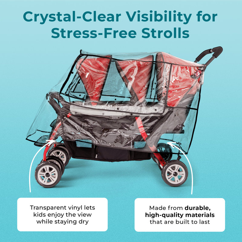Housse de pluie Foundations Triple Stroller