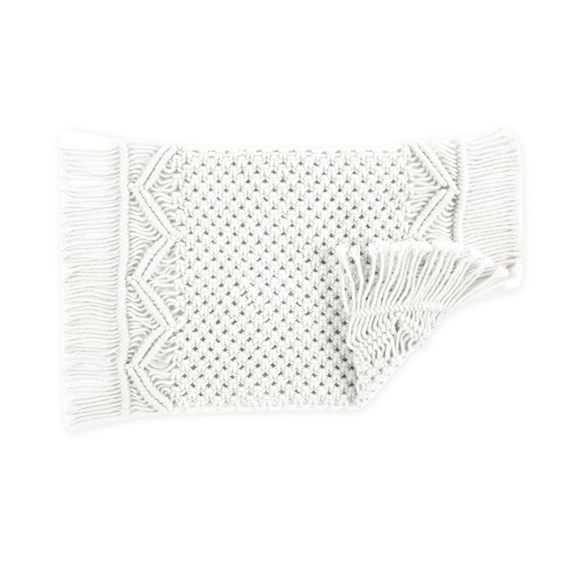 Polyester Rectangle Placemat, White