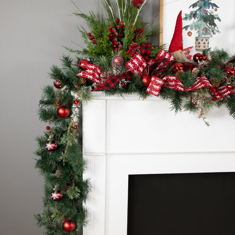 Rustic Country Charm Mixed Pine Cone 34" Outdoor Christmas Garland