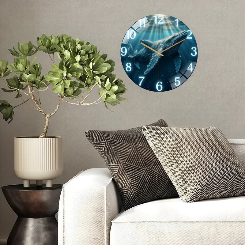Horloge murale Whale