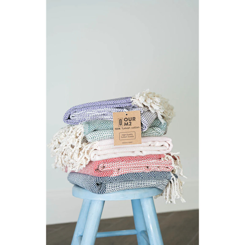 Serviette de bain Dilay, Rose