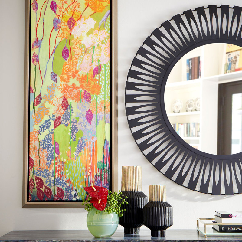 Sun Dial Metal Flat Mirror