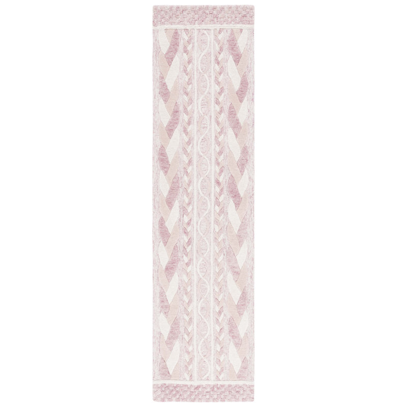 Aashdon Hand Tufted Wool And Cotton With Latex Rug, Runner 2'3" x 9'
