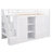 Functional Loft Bed With 3 Shelves-1196935654