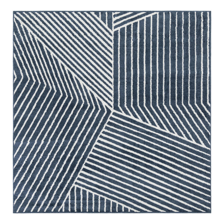 Latitude Run® Orkla Nikolis Rug Blue