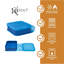 Silipint: silicone Go Go Bols: paquet de 2 Taille du sandwich: fumée - incassable, micro-ondes, flexible, couvercle attaché, voyage-109364641