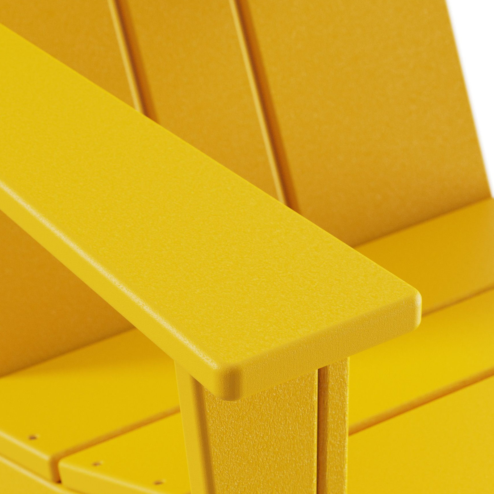 POLYWOOD x AllModern Plastic Adirondack Chair, Lemon