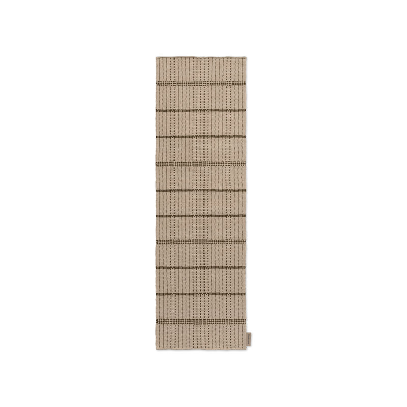 Stitch Flatweave Striped Area Rug, Runner 2'2" x 7'7"