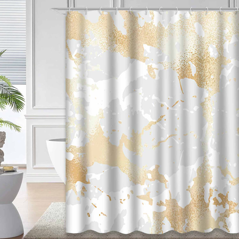 Rideau de douche En Marble, L 72 po x l 72 po