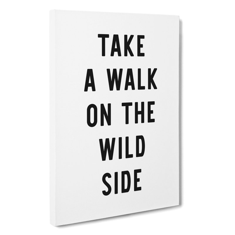 Wild Side - Wrapped Canvas Print, 50cm H x 35cm W x 3cm D