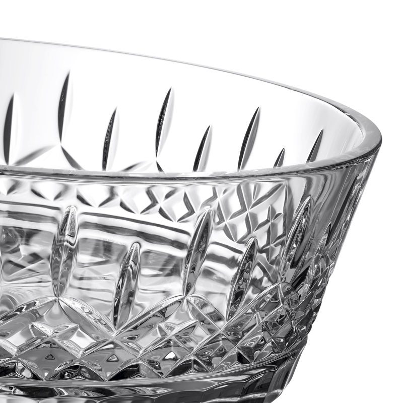 Waterford Lismore Bowl, 3.54" H x 9.84" W x 9.84" D