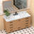 Regalaura 60" X 4" Carrara Marble Backsplash
