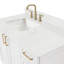 ARIEL Taylor 42.25 Single Sink Bathroom Vanity with Man-Made Stone Top-Oval-635474369-635474371-661486143