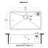 Ruvati Glass Rinser Sink 33-inch Undermount 16 Gauge Stainless Steel Kitchen Sink with Cup Washer Single Bowl