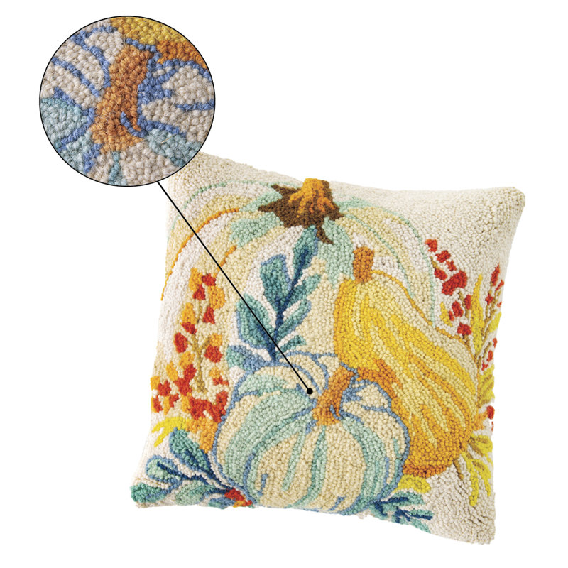 Wool Square Pillow Cover & Insert