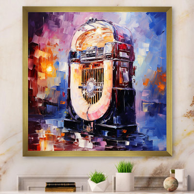 Cubist Jukebox Harmony 3 - Jukeboxes, art mural