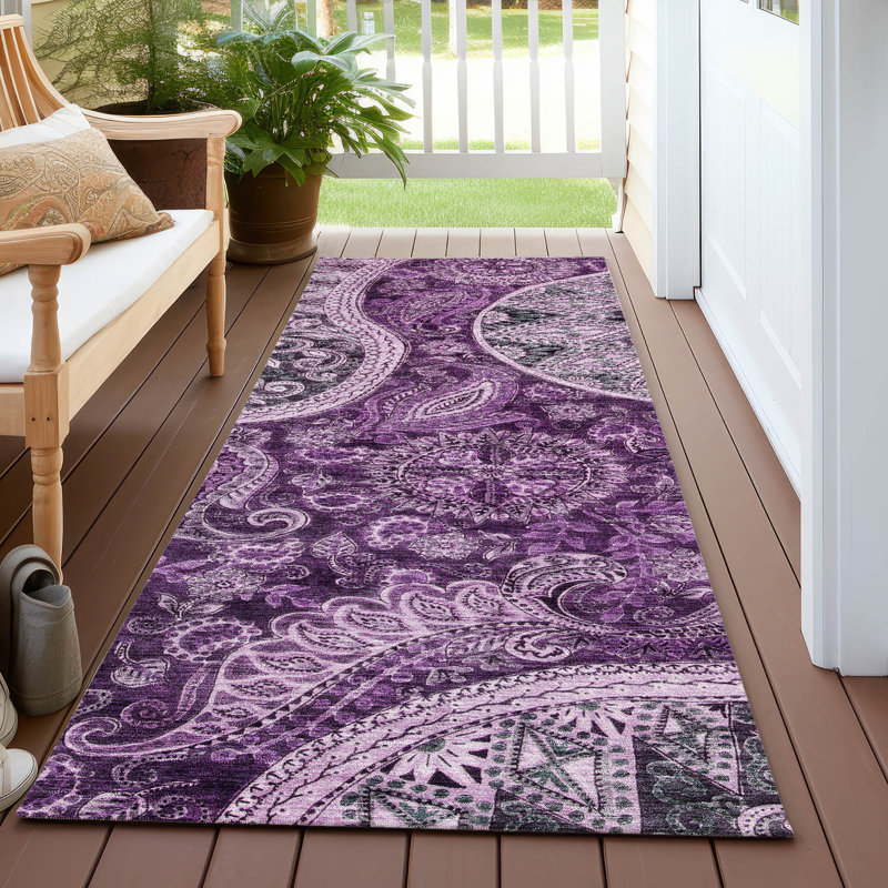 Segin Area Rug with Non-Slip Backing, Runner 2'3" x 7'6"