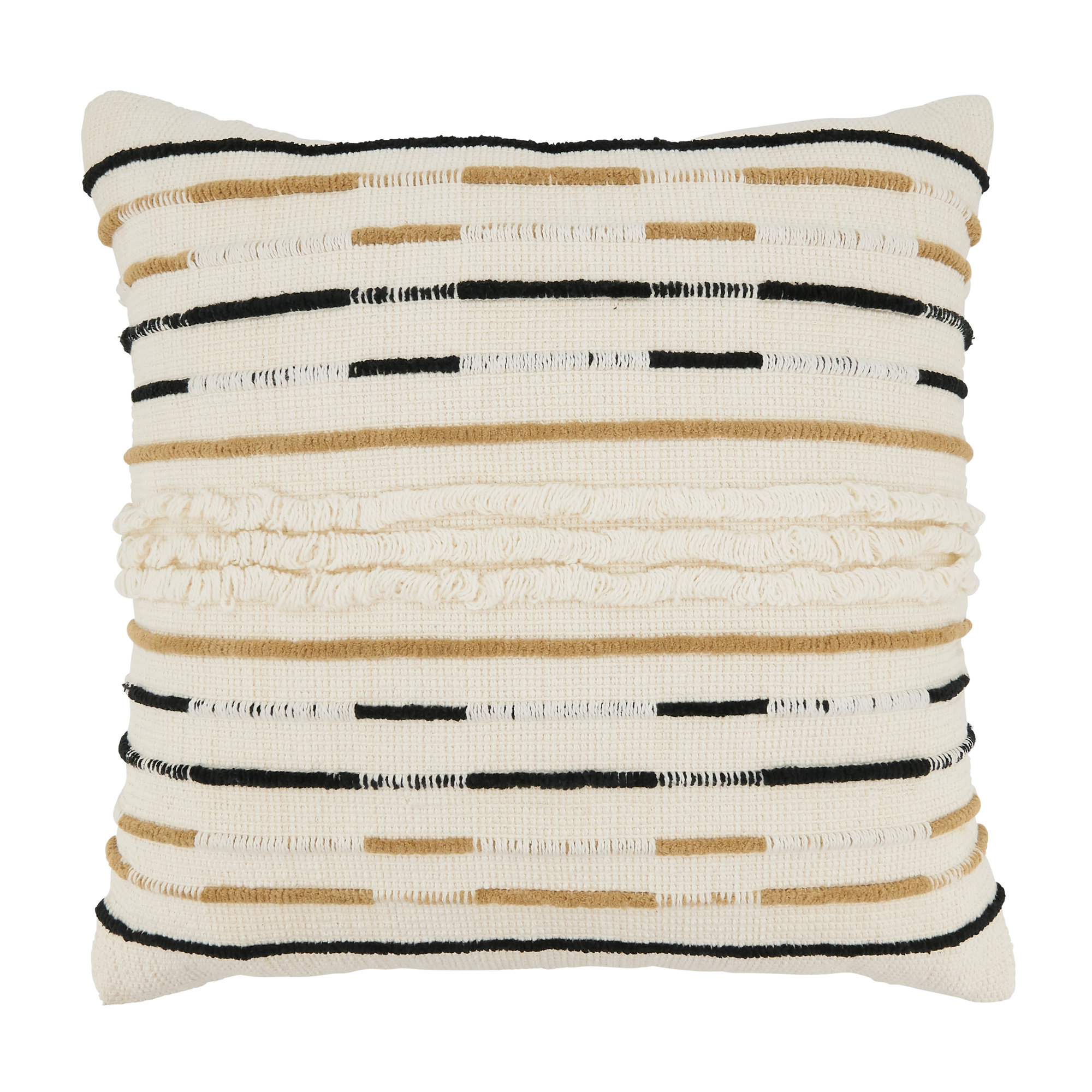 Vera Collection Cotton Throw Pillow, Polyester/Polyfill