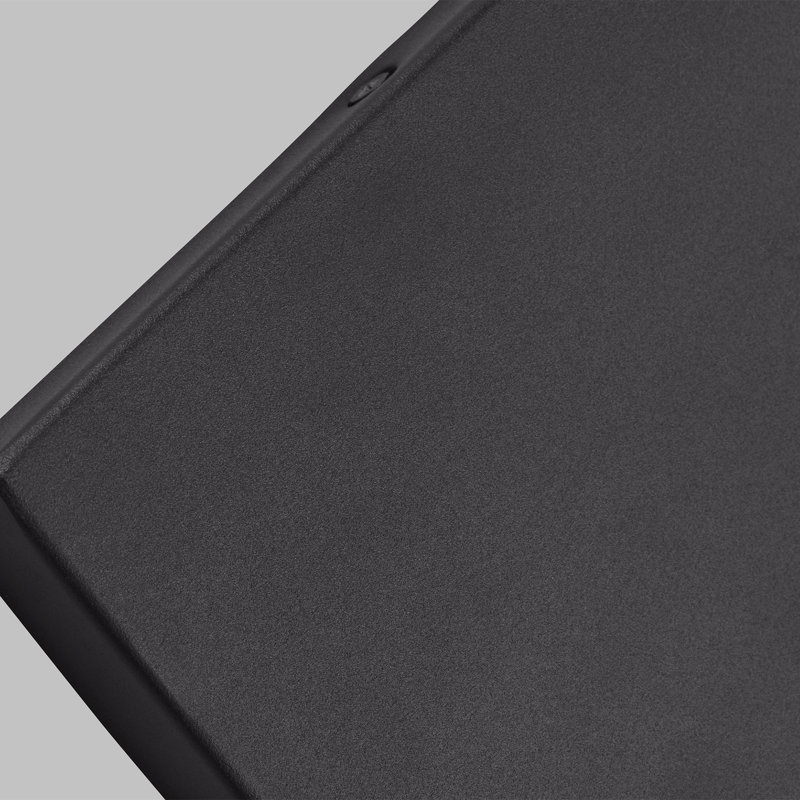 Canto Aluminum LED Wall Light, Black, 16" H x 6.5" W x 4.25" D