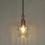 Mini-luminaire suspendu en verre texturé à 1 lumière Emanoila