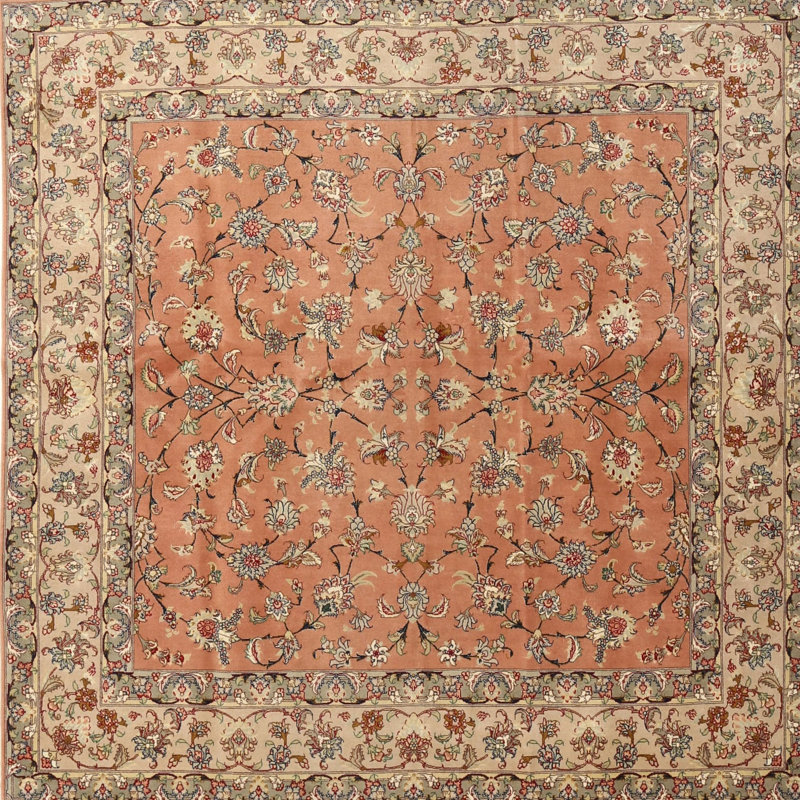 Derrynisk Oriental Indoor Rug, Square 6'