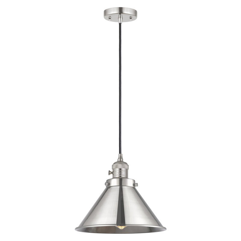 Franklin Restoration - Donner - Mini luminaire suspendu à cordon de 10 po - Interrupteur marche / arrêt - Ampoule DEL