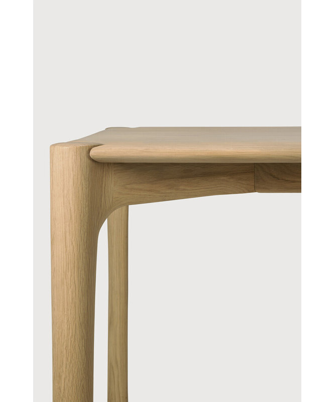 PI Solid Oak Dining Table, 30"H x 63"L x 31.5"W, Light Brown