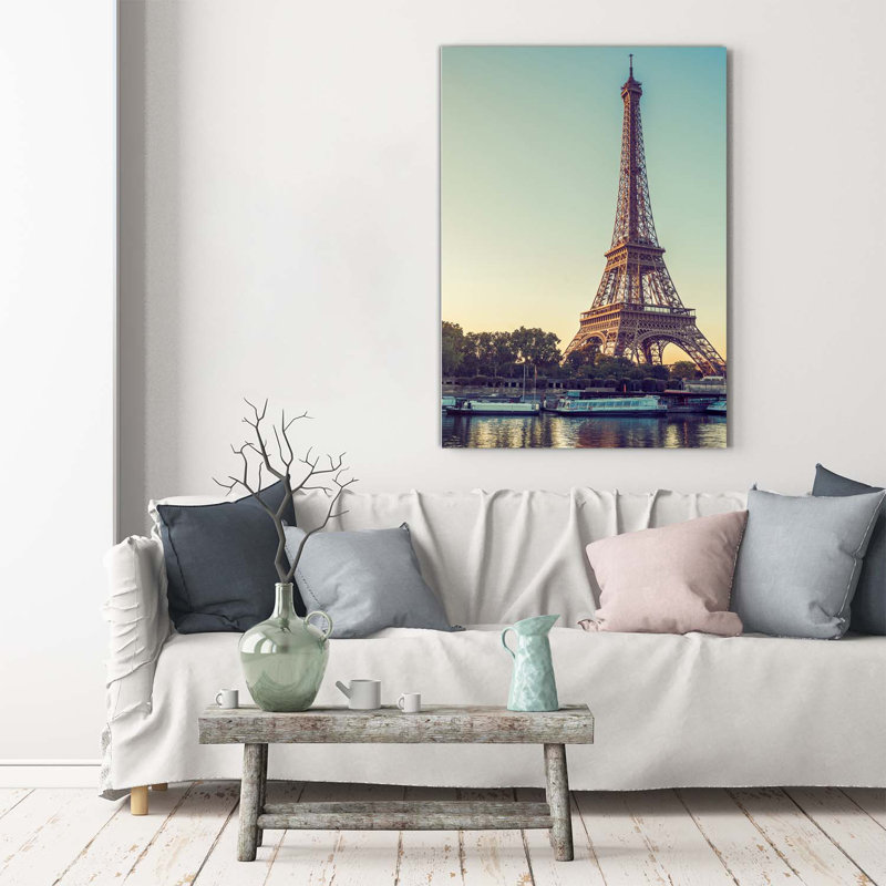 Eiffel Tower Paris - Wrapped Canvas Print