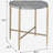 Grey champagne round side table
