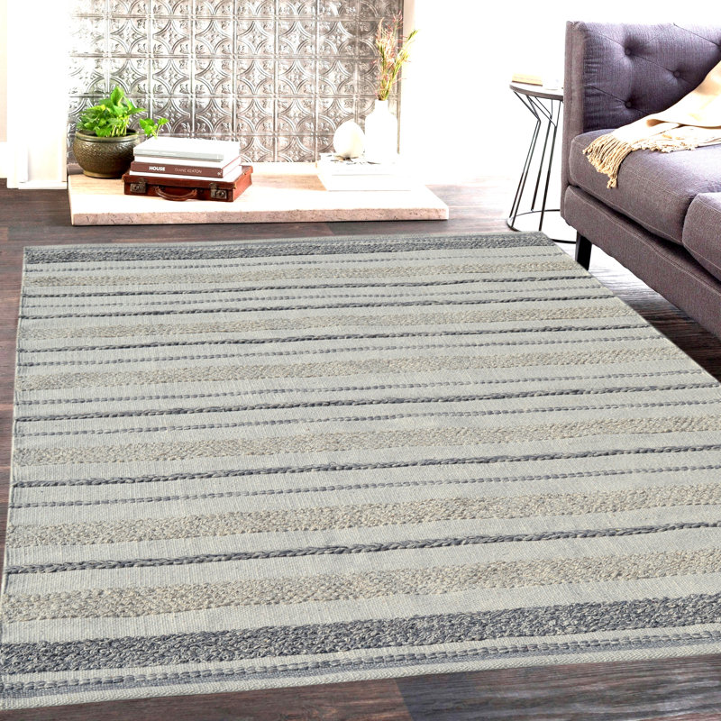 Java Performance Striped Indoor Rug, Rectangle 8' x 10'