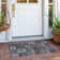 Machine Washable Indoor/Outdoor Cicel ACN1142 Black Rug