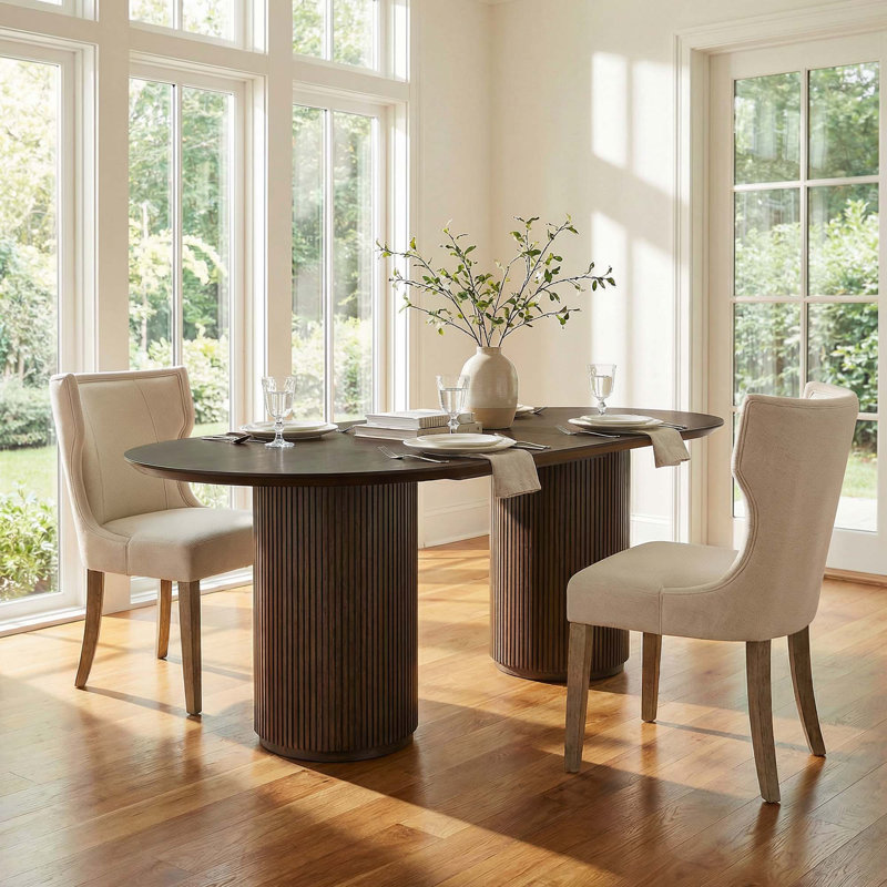 Cairo Upholstered Dining Chair, Effie Indigo