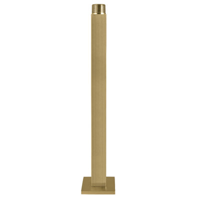 Bras de douche à fixation au plafond avec bride carrée 10 pouces Kingston Brass Claremont