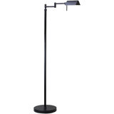 Urick 55" Dimmable LED 360 Degree Swing Arm Adjustable Heights Floor Lamp