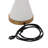 Cement Lamp White And Gold Stylish Table Lamp Transitional Accent