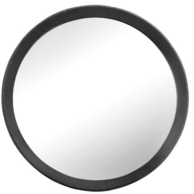 1.5" Thick Mango Wood Wall Mirror For Living Room Ambiance 19.8X19.8X1.3" - Adds A Touch Of Style