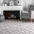 Kellee Hand Tufted Geometric Wool Gray Area Rug-1181687099