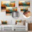 «Modern Evolve New York City Cityscape II», art mural abstrait en métal, impression moderne sur métal-2046864251