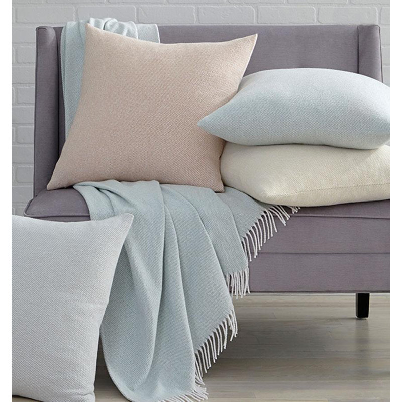 Terzo Square Pillow Cover & Insert, Sand