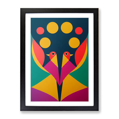 Abstract Birds - Single Picture Frame Print